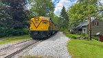 CVSR 6777 leads as they enter town.
